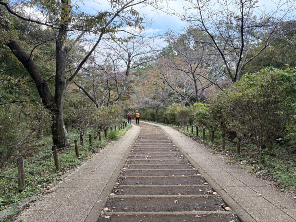弘法山へ続く馬車道